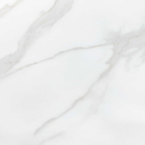 Okrągły stół do jadalni Casemiro 90 cm, biały marmur/złoty