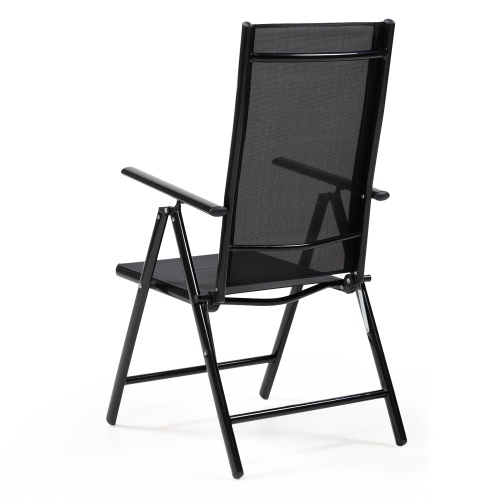 Krzesło ogrodowe Era składane, czarne