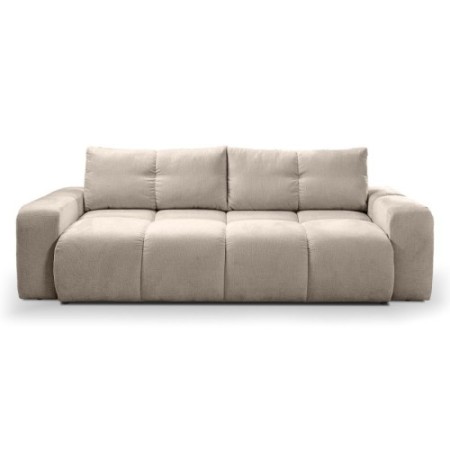 Sofa z funkcją spania i pojemnikiem Soho, beżowa, do salonu