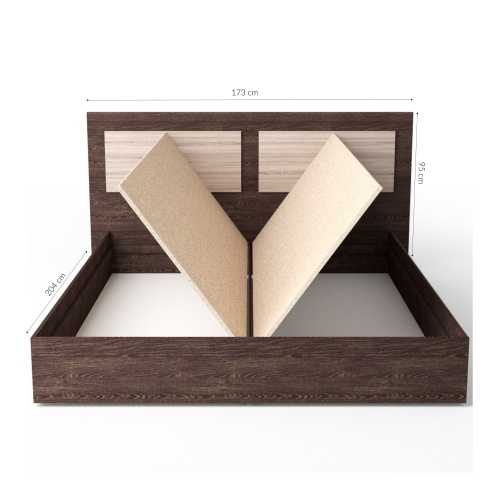 Łóżko podwójne Esnea 160x200 cm nowoczesne