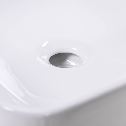 Umywalka nablatowa Laria 43 cm, biała