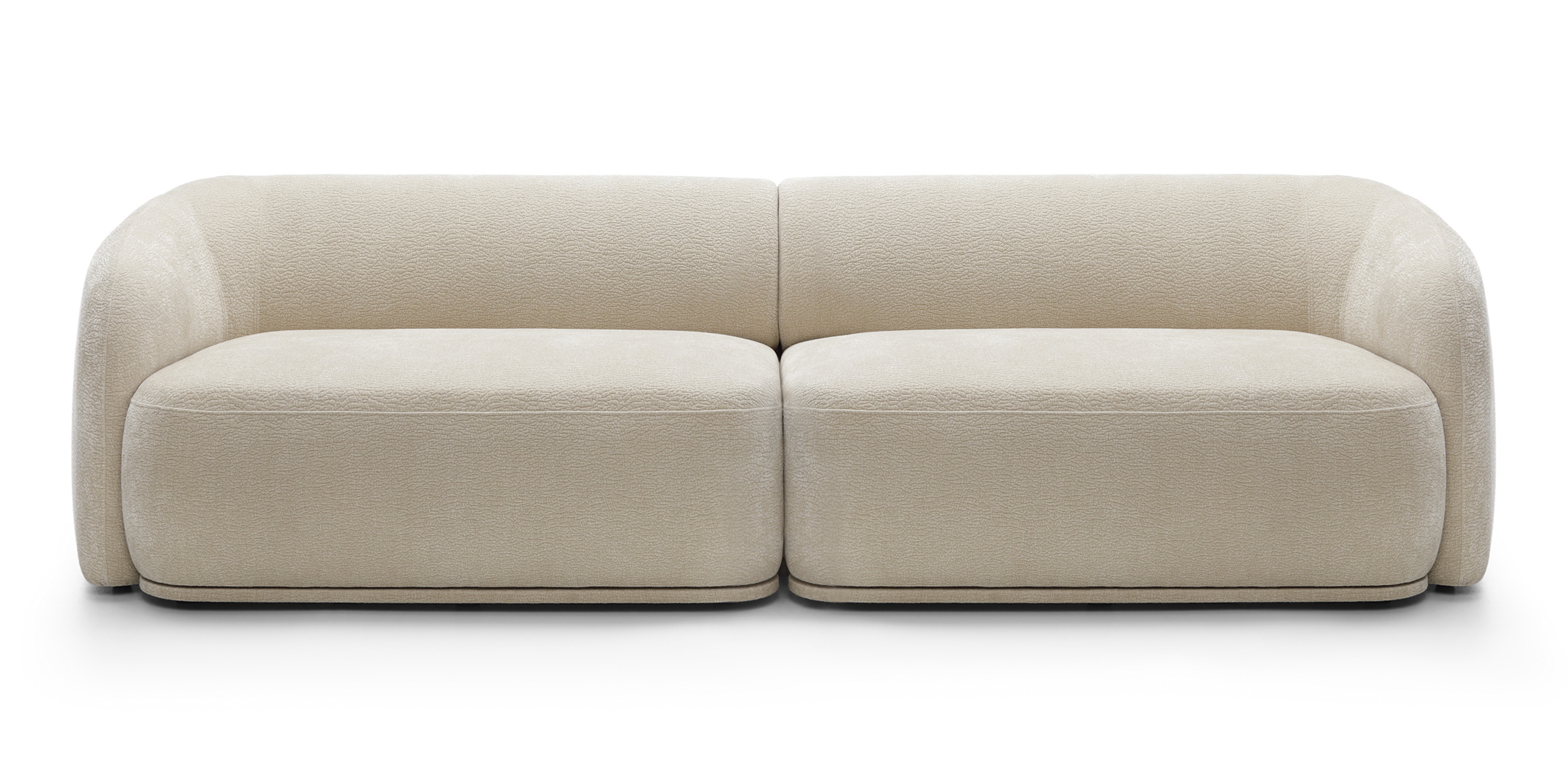 Sofa modułowa Nami, obłe kształty