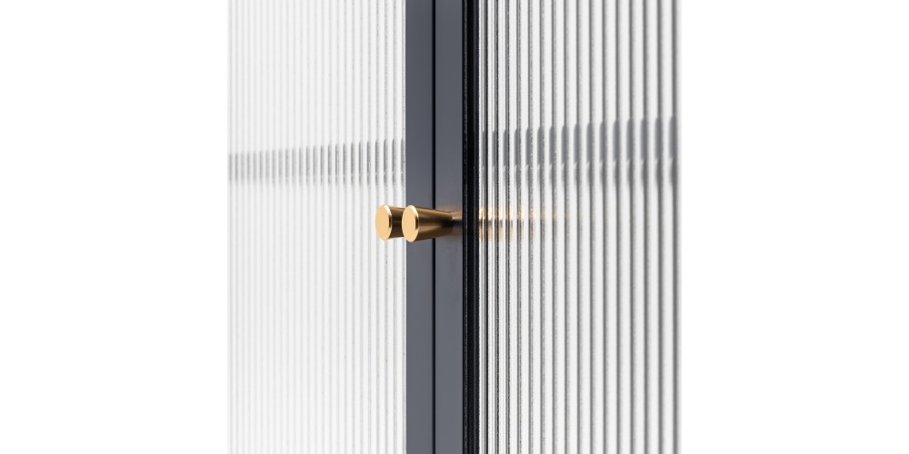 Komoda dwudrzwiowa Jazzy, metalowa, granatowa