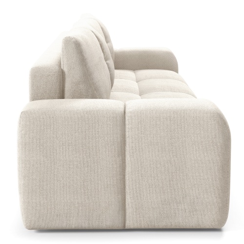 Sofa rozkładana z pojemnikiem Soho, jasnobeżowa