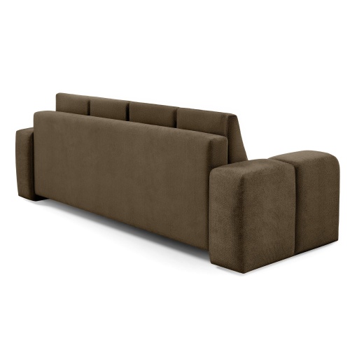Sofa rozkładana z pojemnikiem Soho, brązowa