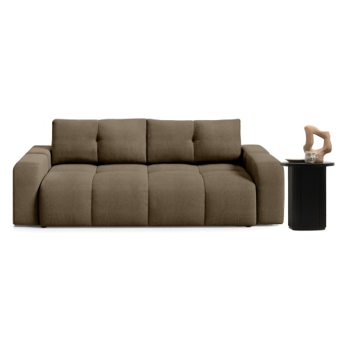 Sofa rozkładana z pojemnikiem Soho, brązowa