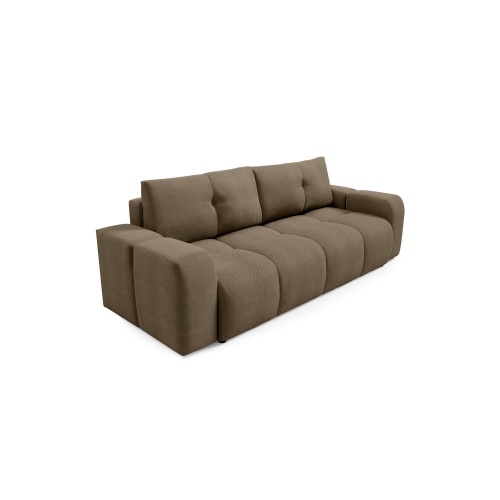 Sofa rozkładana z pojemnikiem Soho, brązowa
