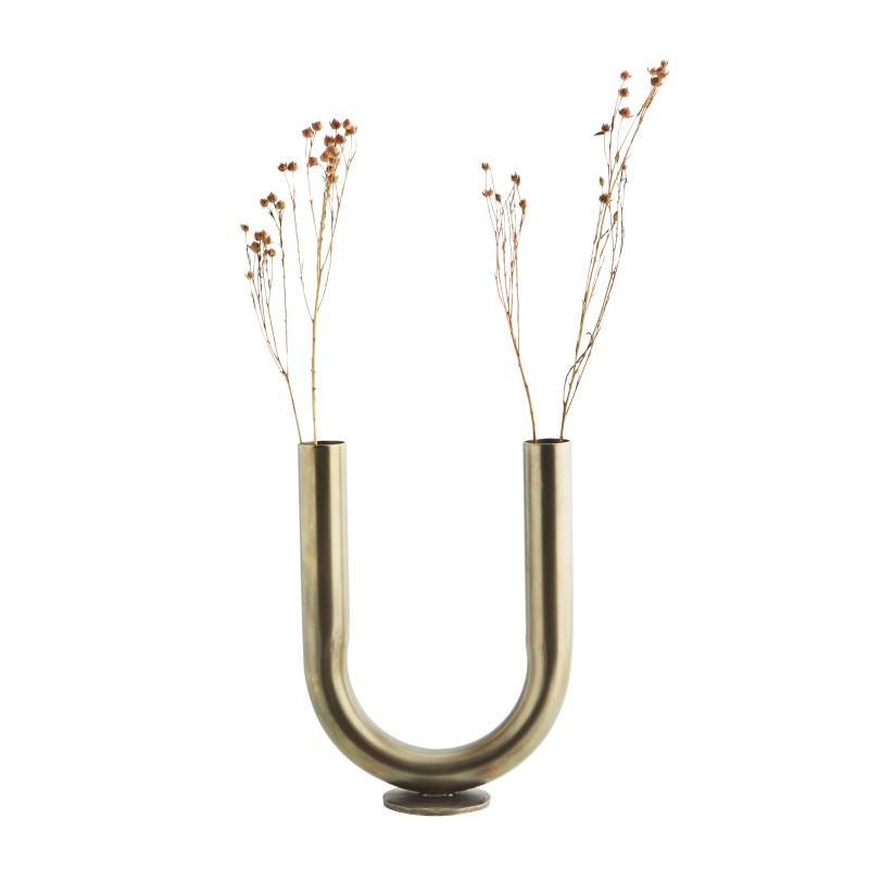 Wazon żelazny Balvi, 24 cm, mosiężny