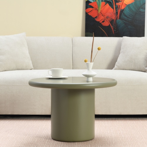 Stolik kawowy Arce 60 cm, zielony, matowy