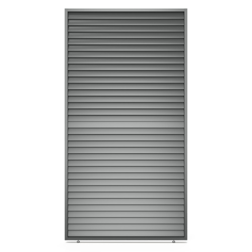 Panel żaluzjowy, ruchomy 130 cm do boku pergoli, antracytowy, poziomy