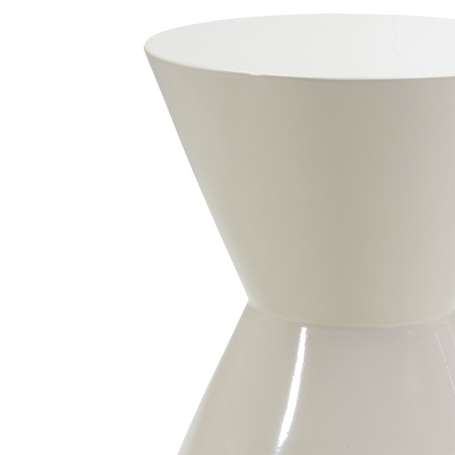Stolik boczny Sula 36 cm, szarobeżowy, glossy