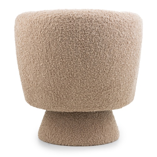Obrotowy fotel Dream, beżowy, boucle