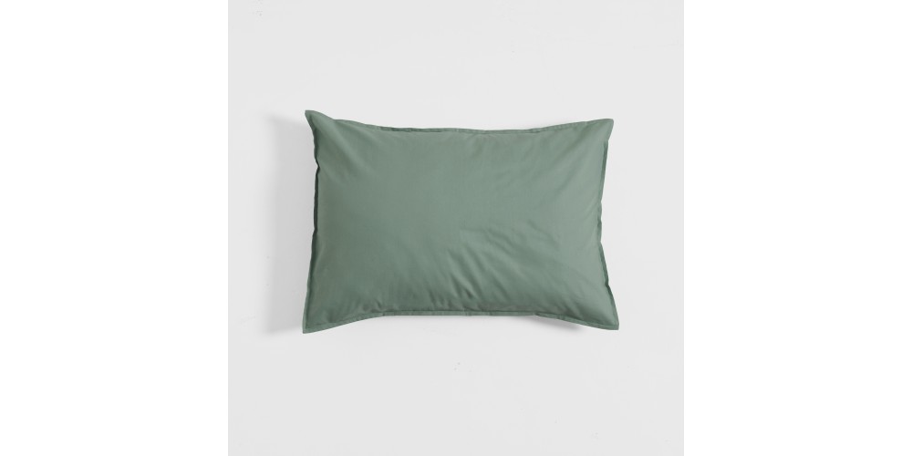 Poszewka na poduszkę pościelową Basic 50x60 cm szarozielona