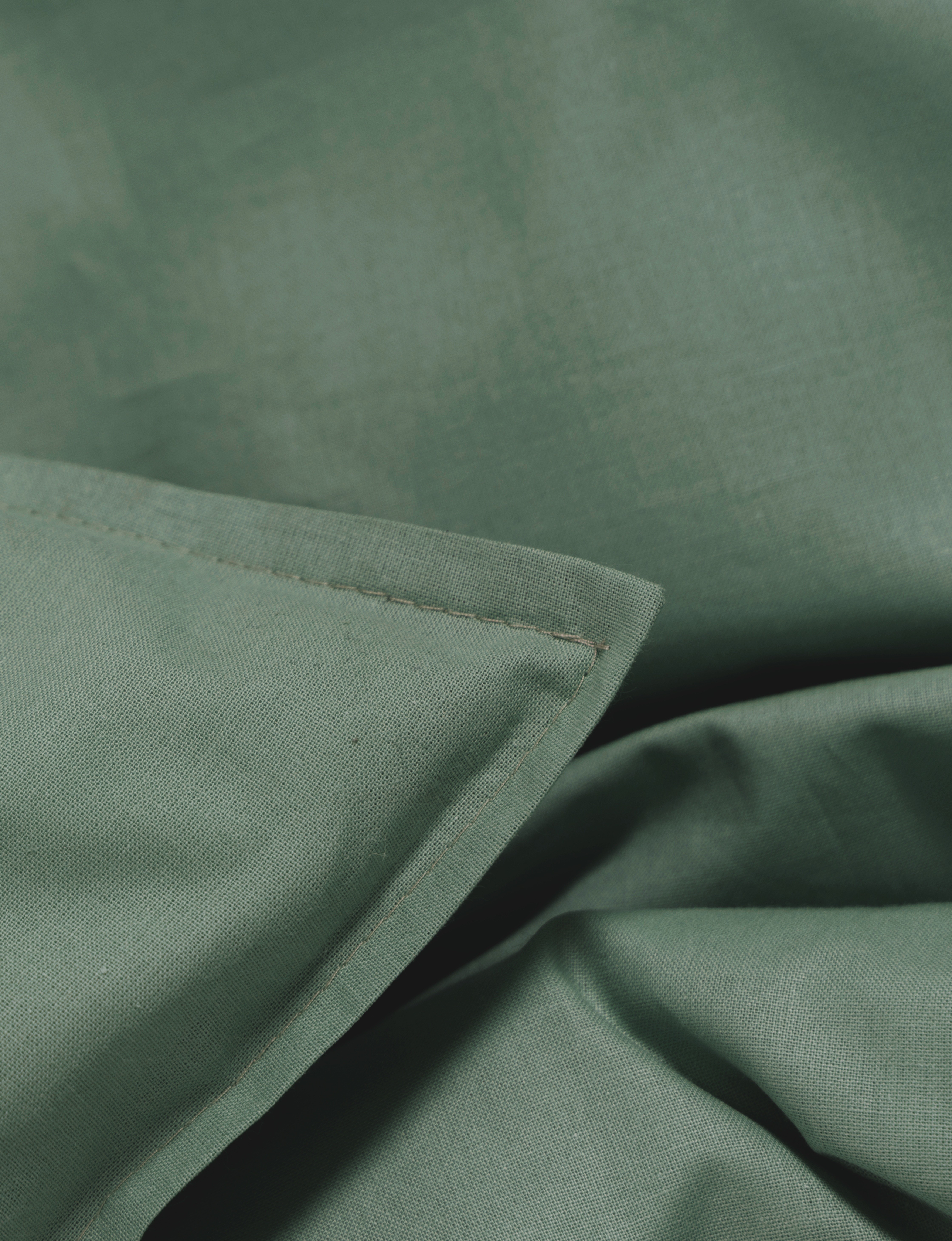 Poszewka na poduszkę pościelową Basic 50x60 cm szarozielona