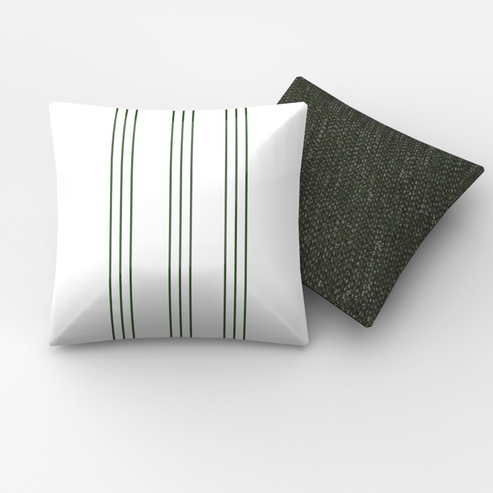 Poszewka z nadrukiem Boho lV 45x45 cm zielona