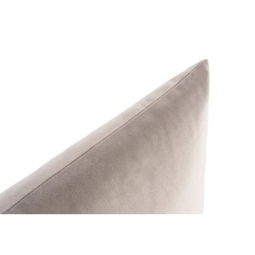 Poszewka welurowa Basic 30x50 cm szarobeżowa