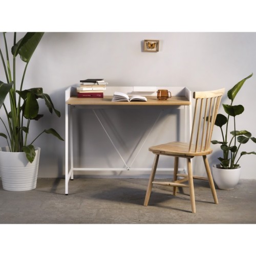 Biurko Marcell 103 cm loft buk/białe