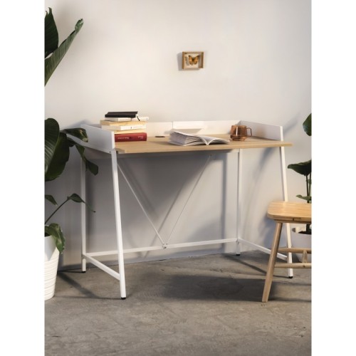 Biurko Marcell 103 cm loft buk/białe