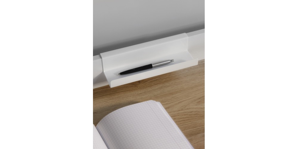 Biurko Marcell 103 cm loft buk/białe