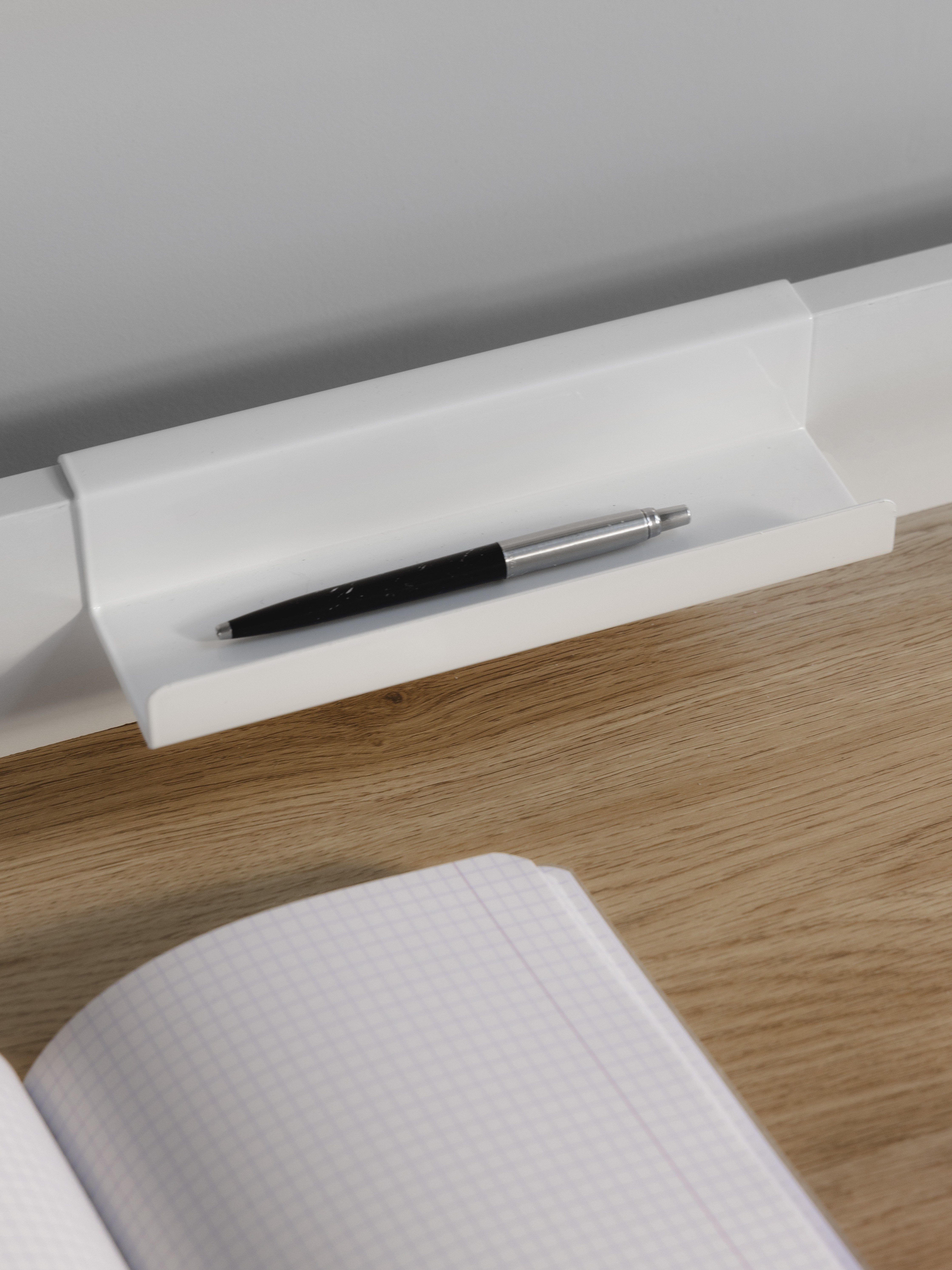 Biurko Marcell 103 cm loft buk/białe