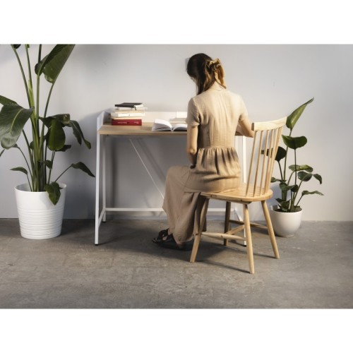Biurko Marcell 103 cm loft buk/białe
