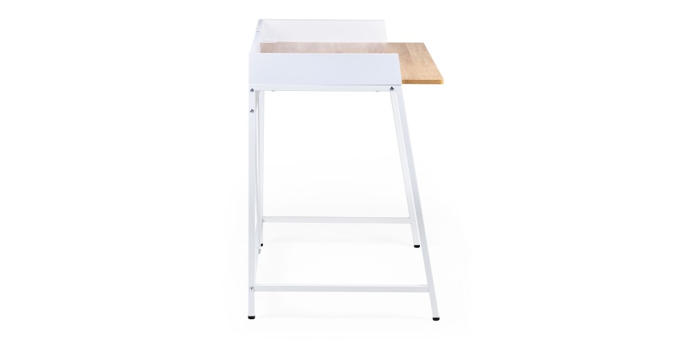 Biurko Marcell 103 cm loft buk/białe