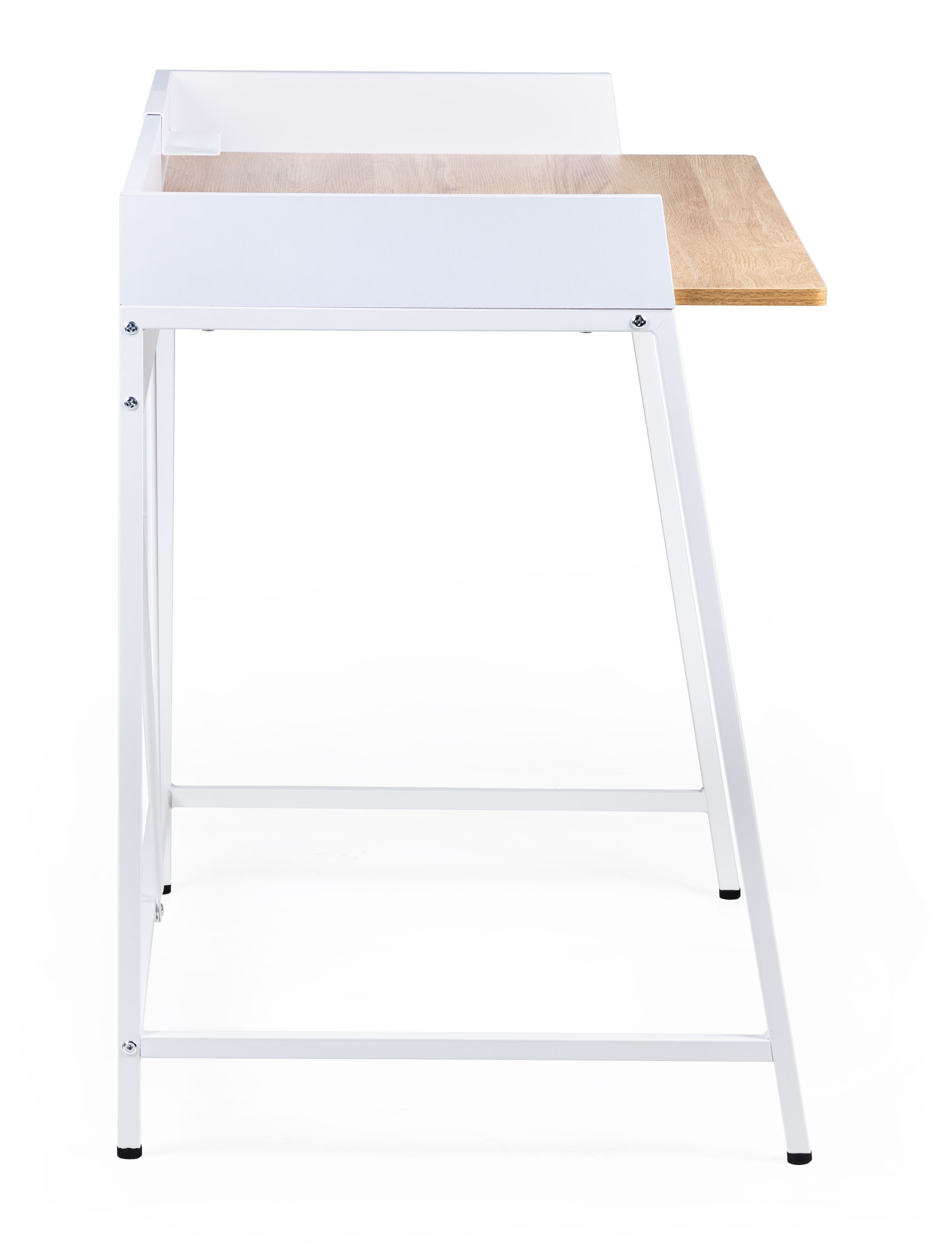 Biurko Marcell 103 cm loft buk/białe
