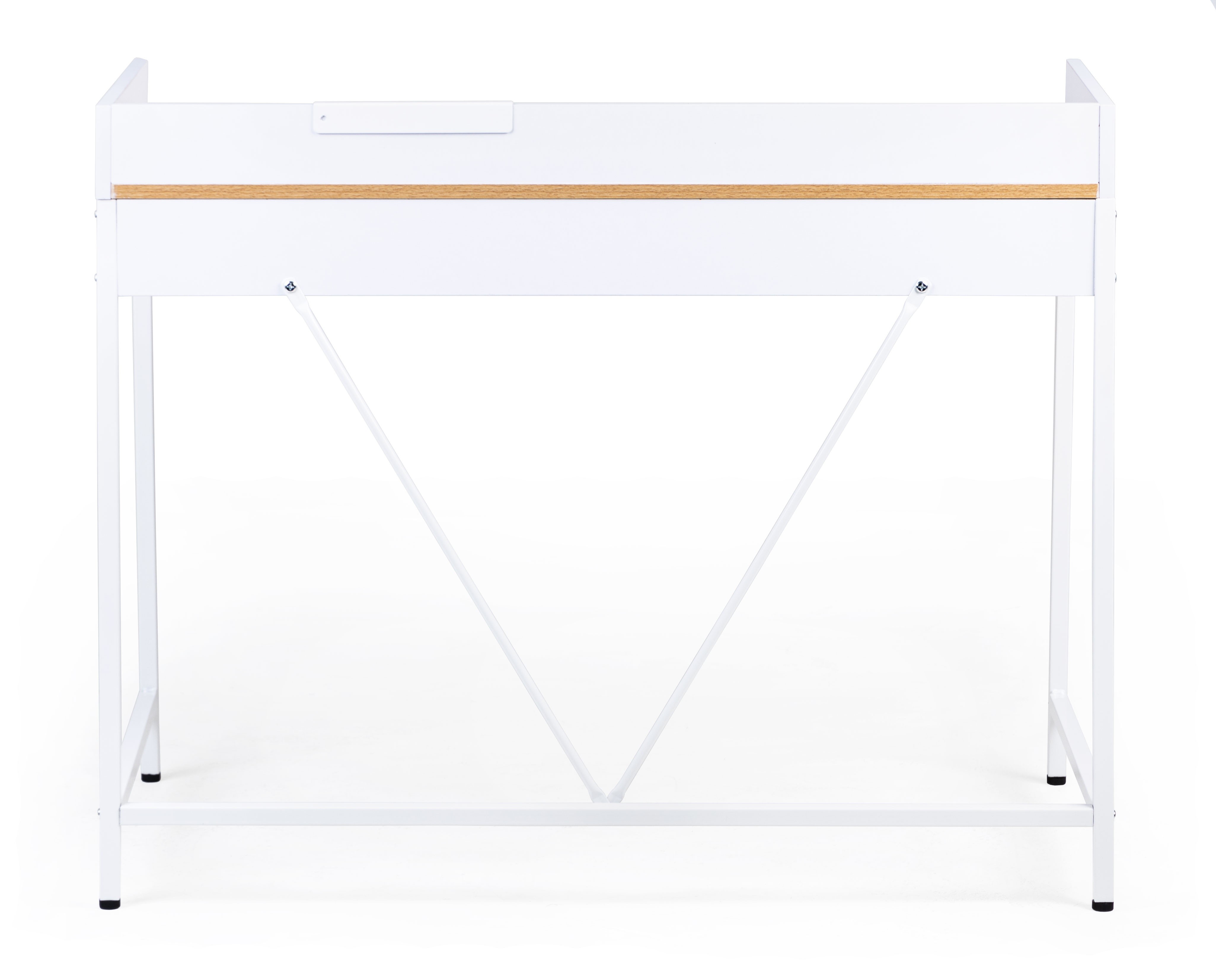Biurko Marcell 103 cm loft buk/białe
