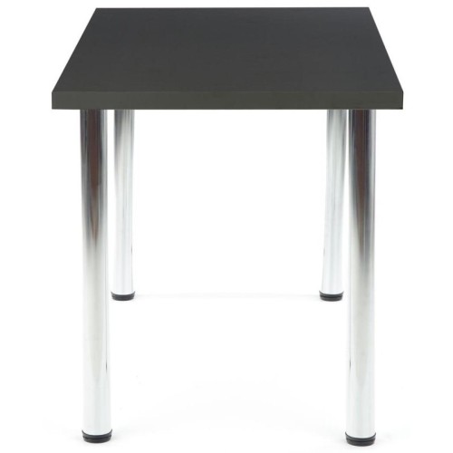 Stół kuchenny Modex 120x68 cm antracytowy/chrom
