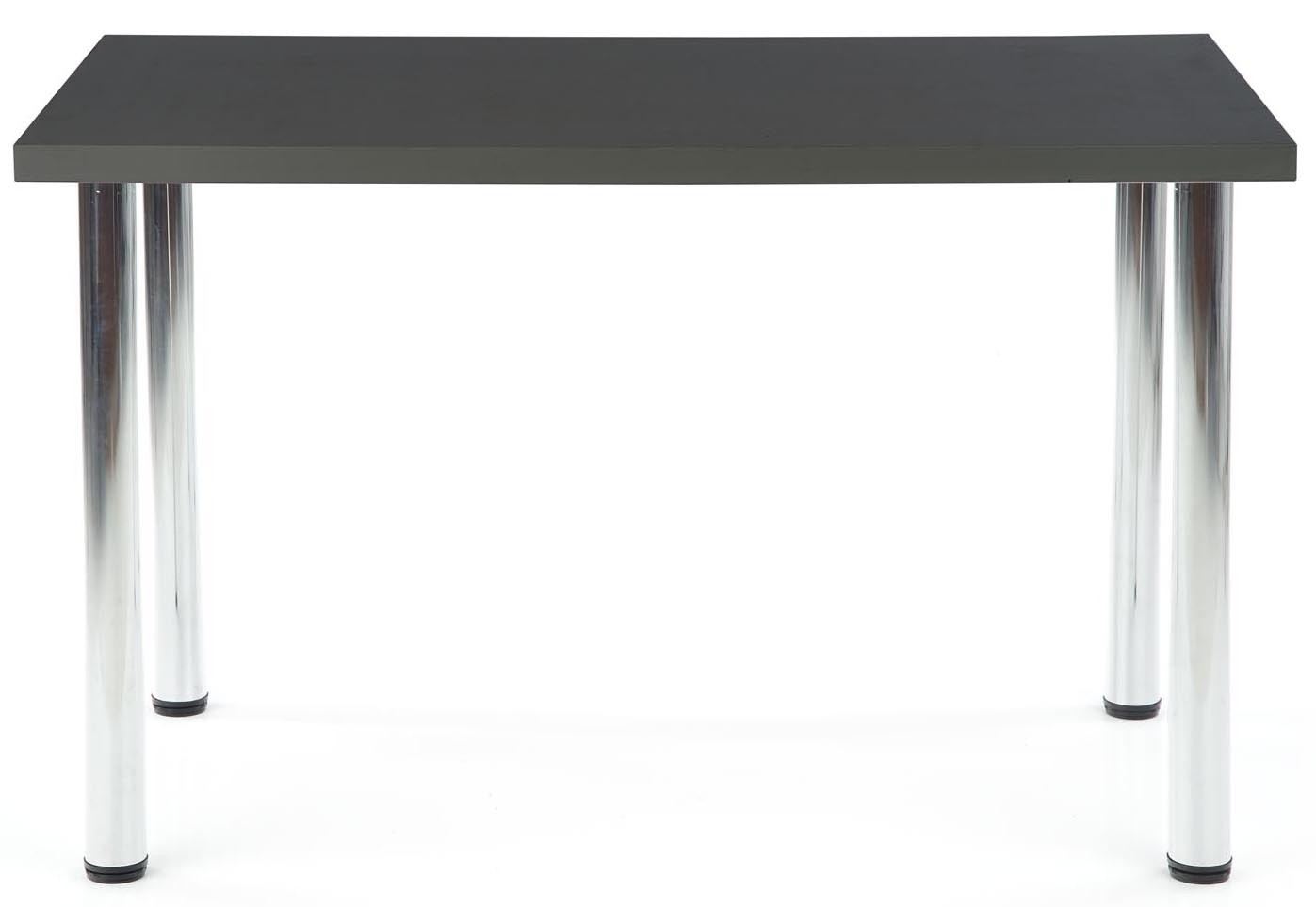 Stół kuchenny Modex 120x68 cm antracytowy/chrom