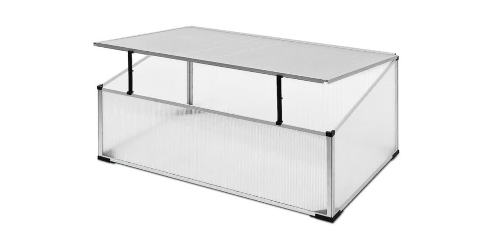 Mała szklarnia aluminiowa ogrodowa 100x60 cm poliwęglanowa rozsadnik zielnik inspekt
