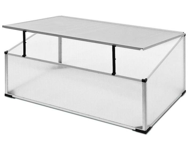 Mała szklarnia aluminiowa ogrodowa 100x60 cm poliwęglanowa rozsadnik zielnik inspekt