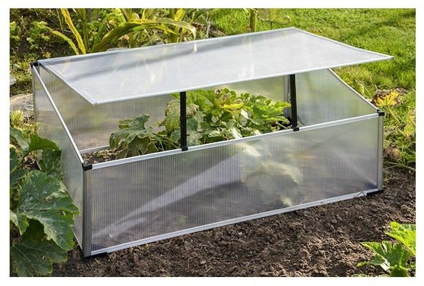 Mała szklarnia aluminiowa ogrodowa 100x60 cm poliwęglanowa rozsadnik zielnik inspekt