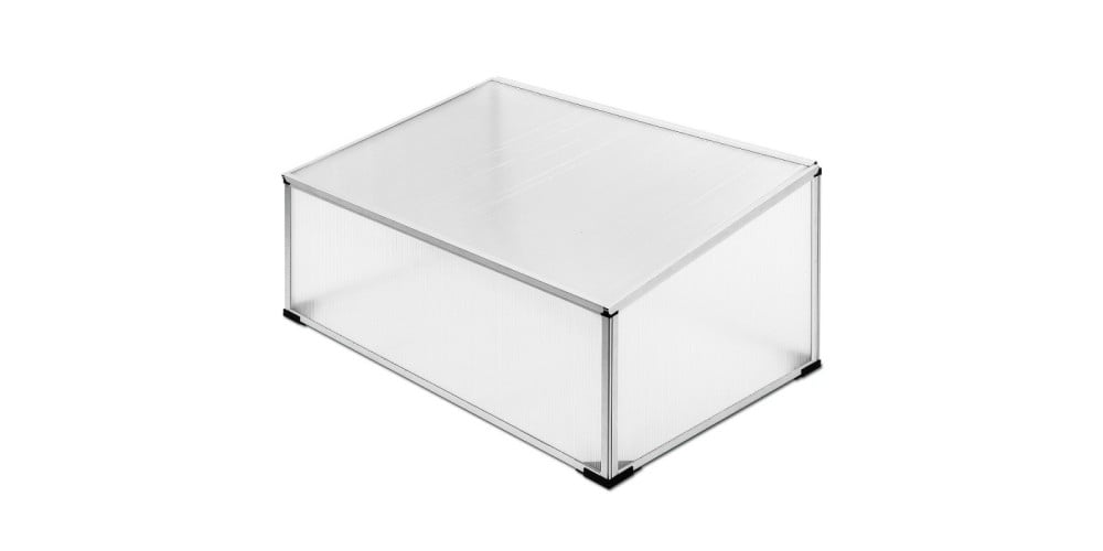 Mała szklarnia aluminiowa ogrodowa 100x60 cm poliwęglanowa rozsadnik zielnik inspekt