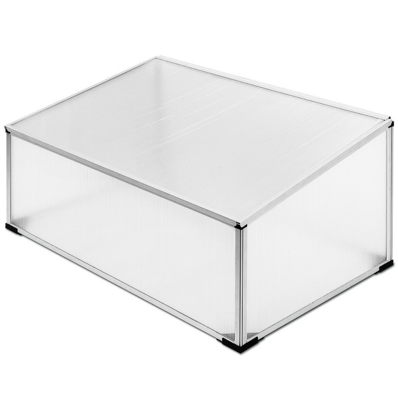 Mała szklarnia aluminiowa ogrodowa 100x60 cm poliwęglanowa rozsadnik zielnik inspekt