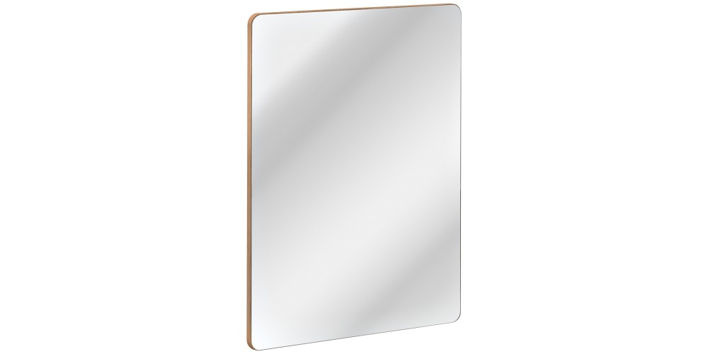 Lustro wiszące Aruba 60 cm dąb craft złoty/biały bianco