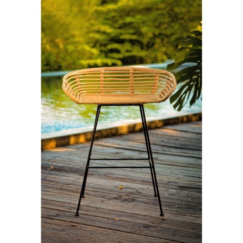 Hoker rattanowy Neo rattan naturalny handmade boho