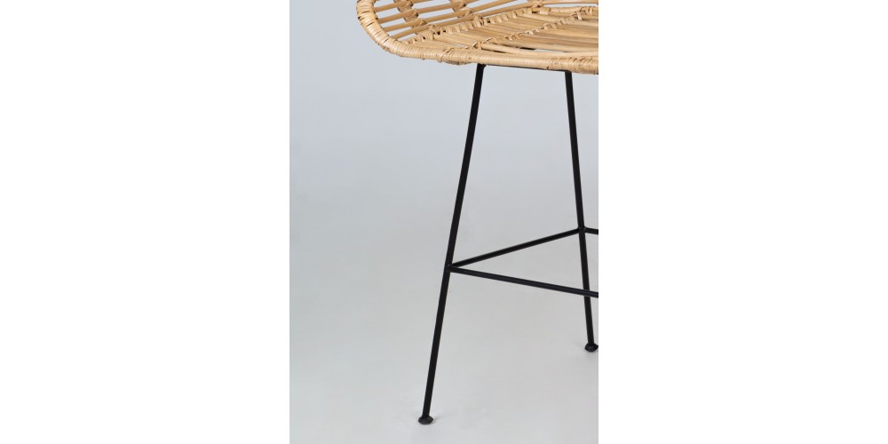 Hoker rattanowy Neo rattan naturalny handmade boho