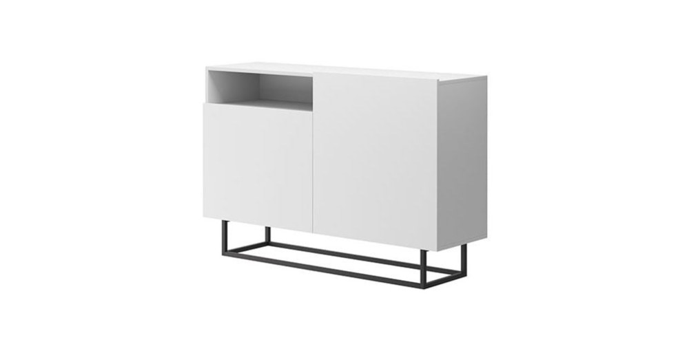 Komoda do salonu Moyo 120 cm biała mat