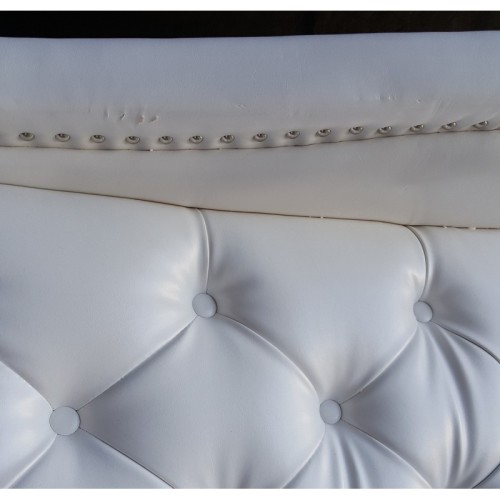 OUTLET 102 Łóżko tapicerowane Glam 160x200 białe