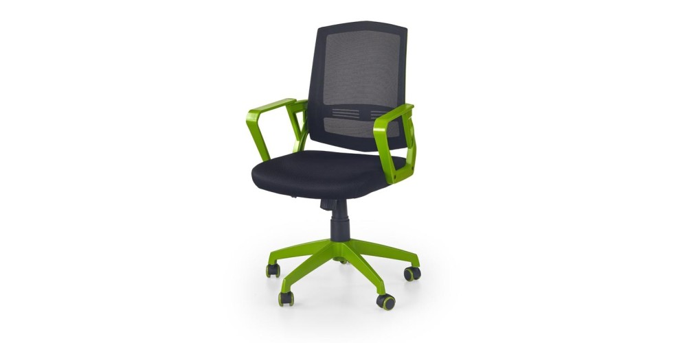 Fotel obrotowy Ascot czarno zielony