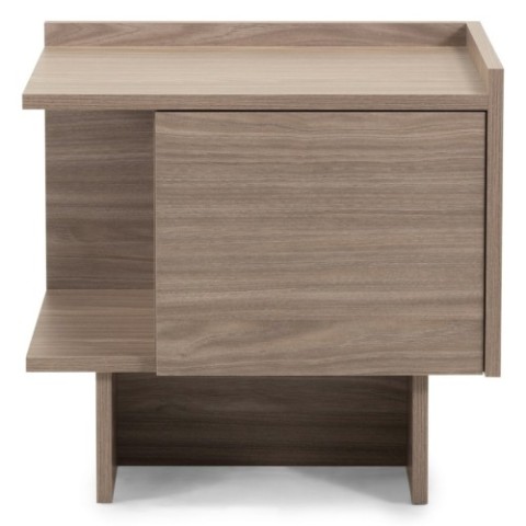 Szafka nocna Kanso dąb perłowy, soft minimalism
