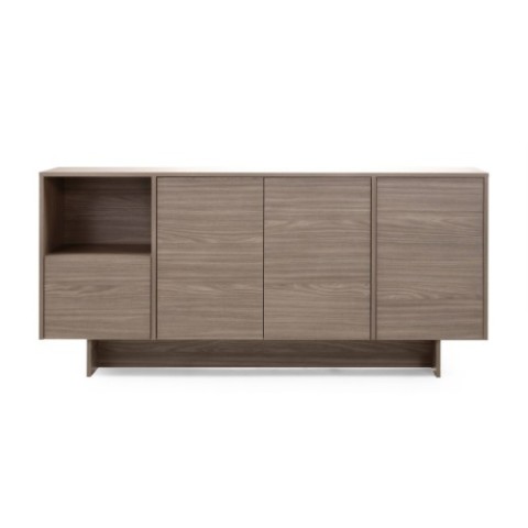 Komoda czterodrzwiowa Kanso, dąb perłowy, soft minimalism