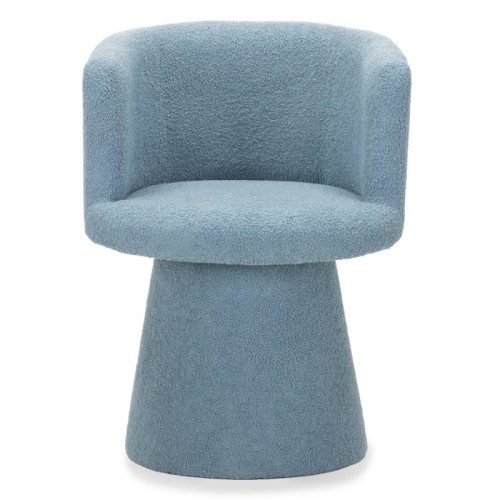 Obrotowy fotel Yato boucle, niebieski
