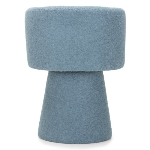 Obrotowy fotel Yato boucle, niebieski