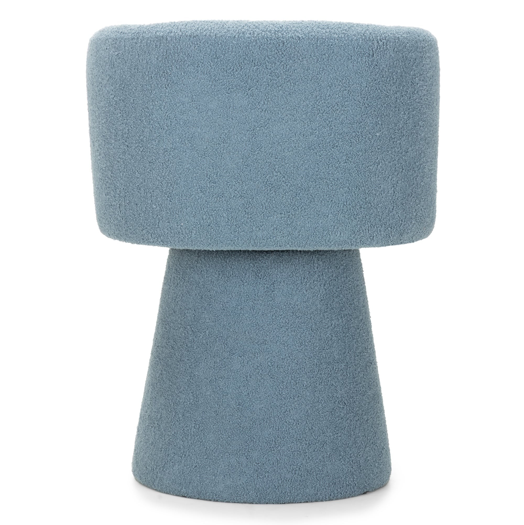 Obrotowy fotel Yato boucle, niebieski