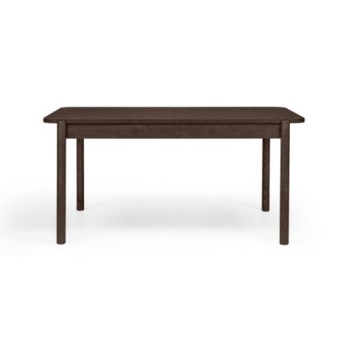 Stół rozkładany Iselio 160-200 cm, prostokątny, ciemny orzech
