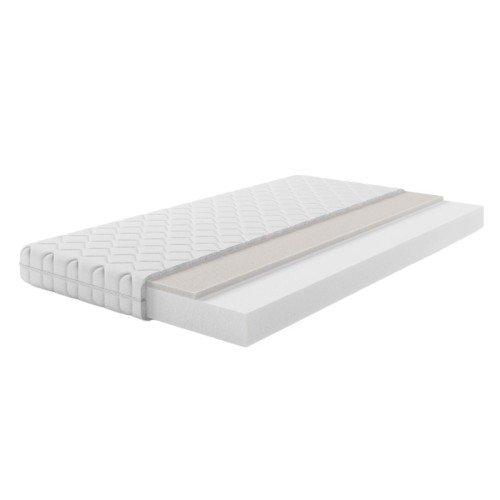 Materac piankowy Profilex 140x200 cm z pokrowcem, 13 cm, H3/H4, pianka Visco i Xfoam