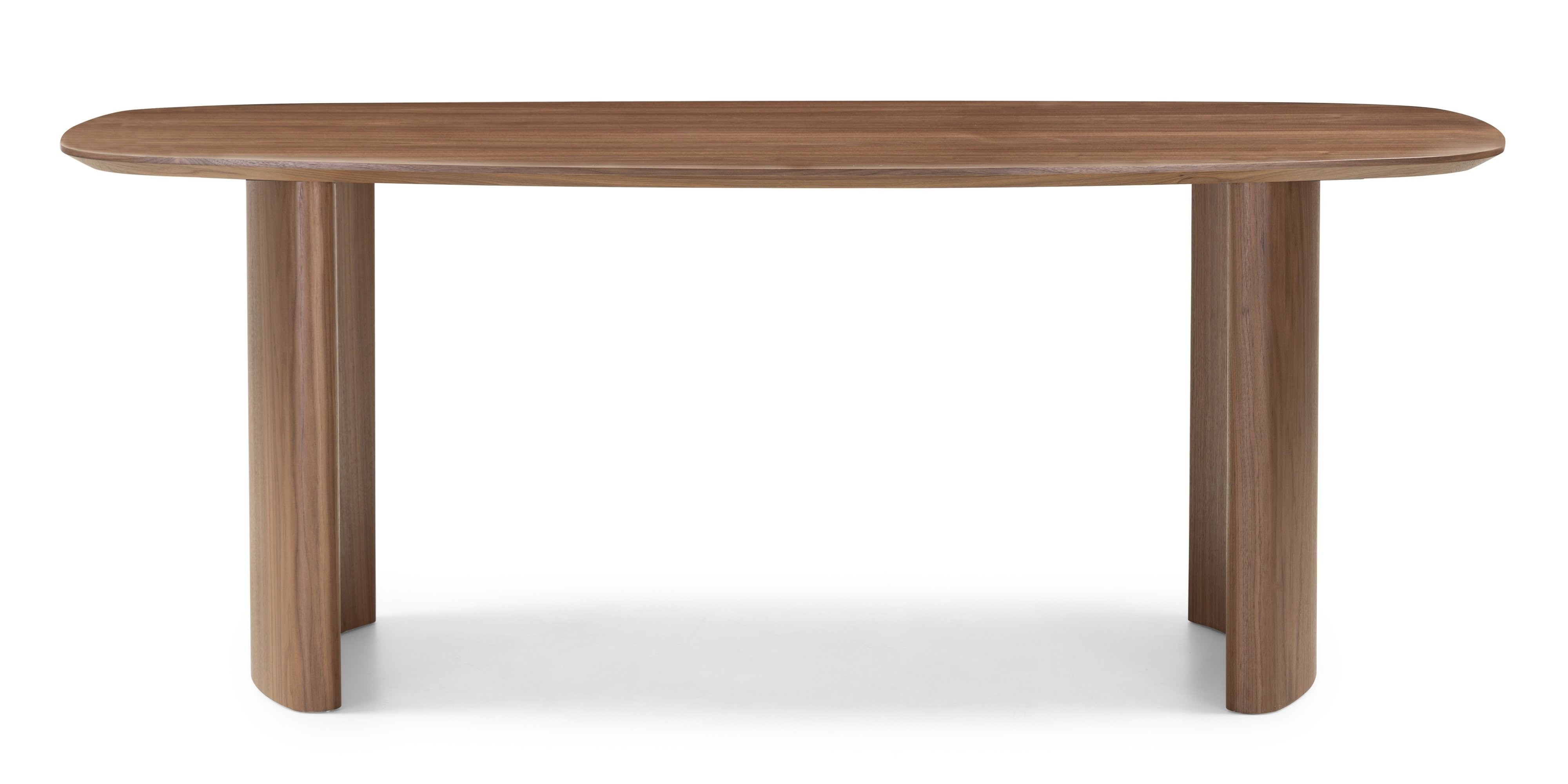 Stół do jadalni Oriento 200 cm, owalny, fornir orzech