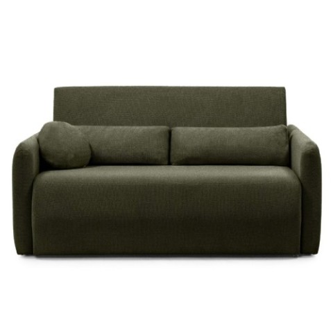 Sofa rozkładana z pojemnikiem Diosa Maxi, ciemnozielona